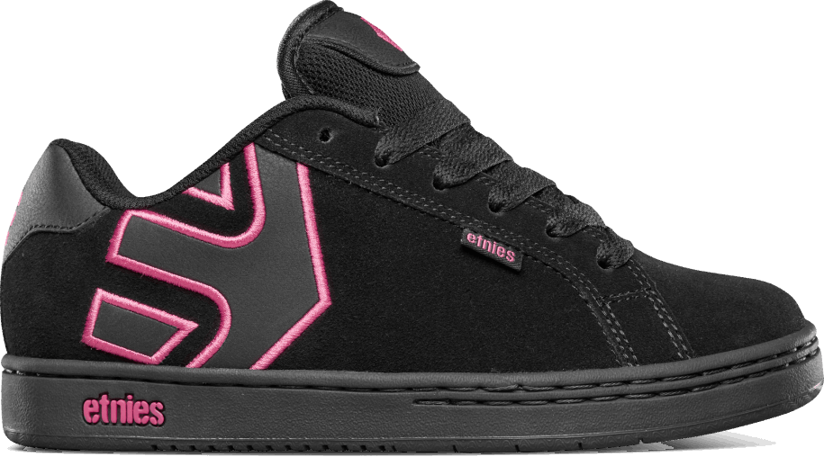Sort-sort-pink Etnies Fader Dame