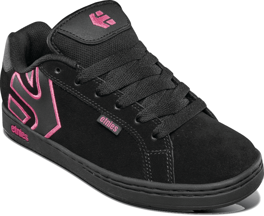 Sort-sort-pink Etnies Fader Dame