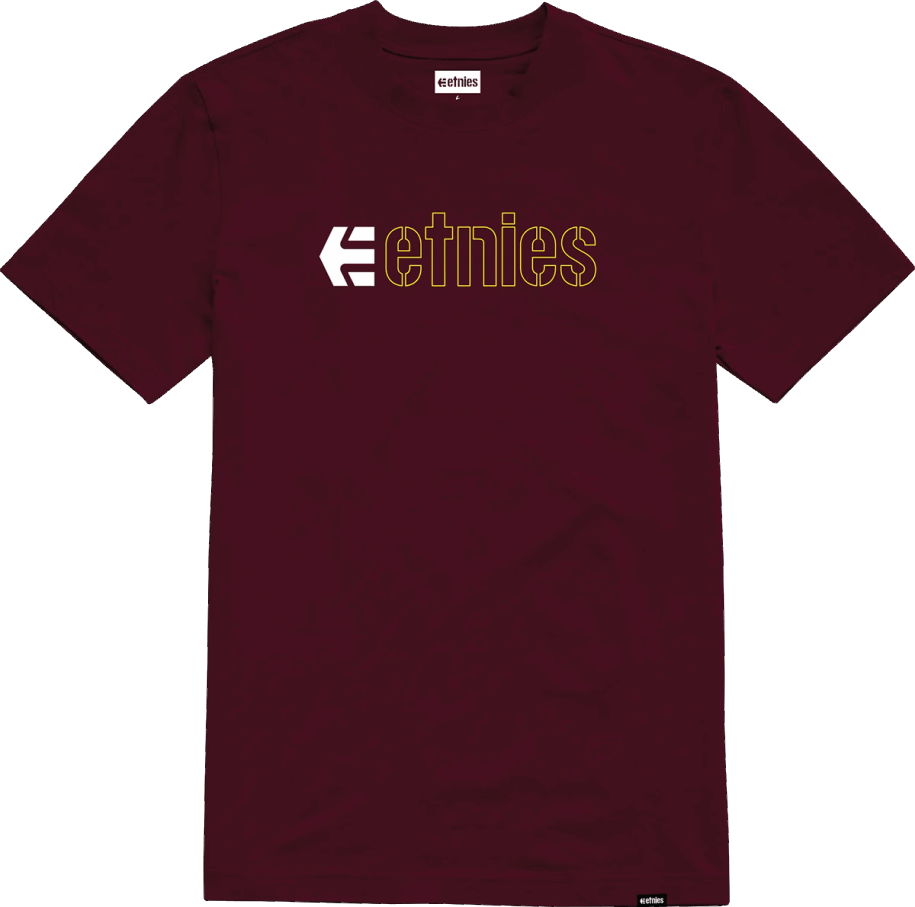 Bordeaux-hvid Ecorp Tee Børn Etnies
