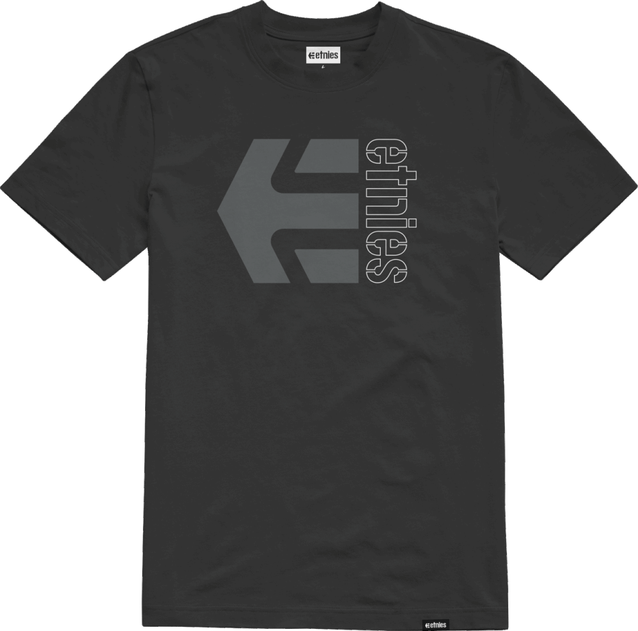 Corp Combo Tee Sort-grå-hvid Etnies