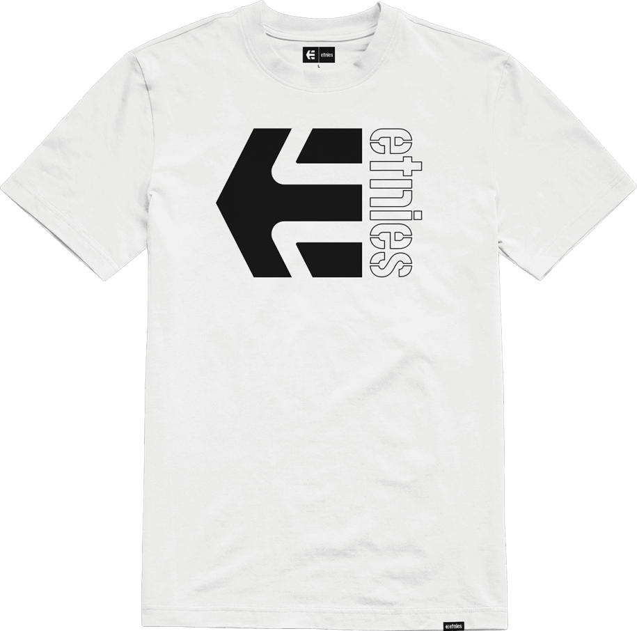 Etnies Hvid-sort Corporate Combo T-shirt
