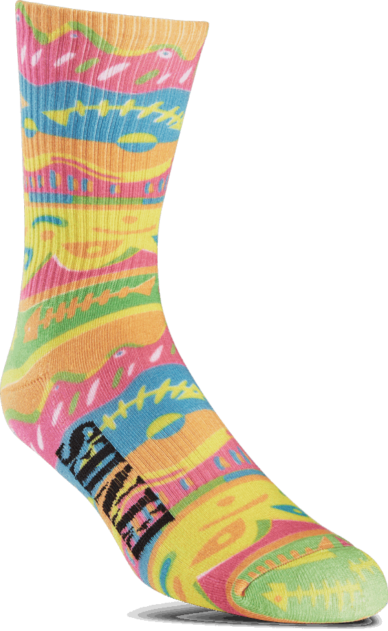 Rebel Sports Crew Sok Neon Etnies