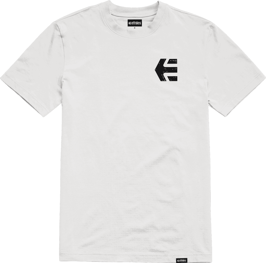 Hvid-sort Skate Co Tee Etnies